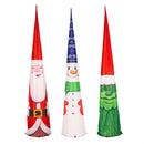 Holiday Celeb Fabric Cone with Color Changing Lights