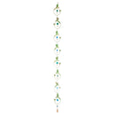 70"H Hummingbird Circles with Bead Accents Rain Chain,47m3152