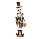 32.25" Formal Skeleton Metal Garden Statue,47m3450