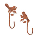 Rustic Birds Wall Hook, Set of 2