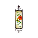 Cottage Garden Stake, Flower Sign Suncatcher, 42", CDU