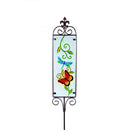 Cottage Garden Stake, Flower Sign Suncatcher, 42", CDU