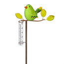 Cottage Garden Rain Gauge, Perched Bird Rain Gauge Garden Stake, 44", CDU