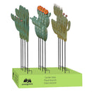 Tropical Oasis Garden Stake, Metal Cactus, 24", CDU
