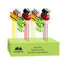 Cottage Garden Stake, Jolly Bug Metal Plant Pick, CDU