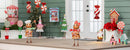 Sugar and Stripes Garden Stake, Metal, Gingerbread Cottage, 27"H, Asst of 2, CDU