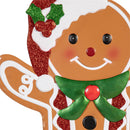 Sugar and Stripes Garden Stake, Metal, Gingerbread Buddies, 25"H, Asst of 2, CDU