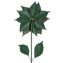Feels Like the Holidays Garden Stake, Metal Garden Stake, Metallic Poinsettia, 21"H, Asst of 3, CDU