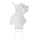 Twas the Night Garden Stake, Metal Garden Stake, Festive Friends, 24"H, Asst of 3, CDU
