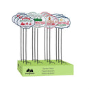 Holly Homestead Garden Stake, Metal Garden Stake, Christmas Village, 36"H, Asst of 4, CDU