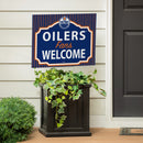 Edmonton Oilers Coroplast Yard Sign, "Fans Welcome"