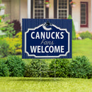 Vancouver Canucks Yard Sign, "Fans Welcome"