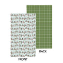 Twas The Night Kitchen Towel Quick Dry Waffle Weave Double-Sided, Snowman, 30"L x 18"W
