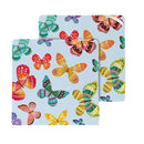 Butterfly Toile Quick Dry Dish Cloth, Set of 3, 10" x 10"