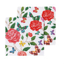 Butterfly Toile Quick Dry Dish Cloth, Set of 3, 10" x 10"