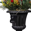 Winter Grove Faux Floral Artificial Lantern with Holly Berry, 27"H