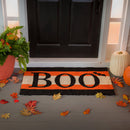 Indoor Outdoor Hooked Rug with Lurex "Boo"  24"x42"