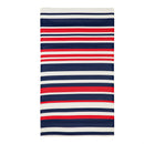 Reversible Weather-Resistant 3x5 Rug, Red & Blue Stripes