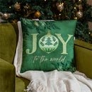 Shades of Emerald Throw Pillow Shades of Emerald Square Pillow, 16"