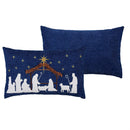 Nativity Throw Pillow Nativity Lumbar Pillow, 16"L x 10"H