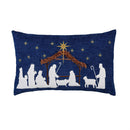 Nativity Throw Pillow Nativity Lumbar Pillow, 16"L x 10"H
