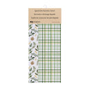 Shades of Green Kitchen Towel Quick Dry Waffle Weave Double-Sided, Spruce and Pine, 30"L x 18"W