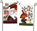 Ho Ho Ho Garden Suede Flag