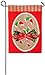 Candy Cane Garden  Burlap Flag