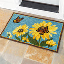 Sunflower Indoor/Outdoor Hooked Rug