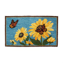 Sunflower Indoor/Outdoor Hooked Rug