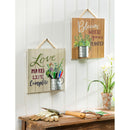 Inspirational Garden Theme Wood Wall D√©cor