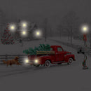 LED Canvas Wall Decor, Winter Truck,6ltc6190