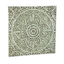 Vintage Blue Flower Metal Wall Art