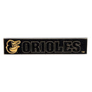 Baltimore Orioles Engraved Wood Sign, 3.5" x 18"