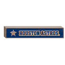 Houston Astros Engraved Wood Sign, 3.5" x 18"