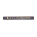 Toronto Maple Leafs Engraved Wood Sign, 1.5" x 18"