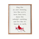 16" x 20" Framed Wood Wall Art InspirationalMark Twain