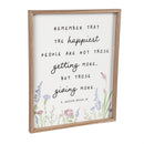 16" x 20" Framed Wood Wall Art, Wild Flowers