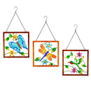 Pollinator Garden Indoor Wall Decor, Metal with Chain, Garden Friend, Asst of 2