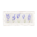Lilacs Hand Painted Screen Wood Frame Wall Decor, 20"W x 9"H