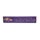 Baltimore Ravens Engraved Wood Sign, 3.5" x 18"