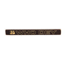 Cincinnati Bengals Engraved Wood Sign, 1.5" x 18"