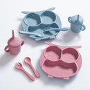 Owl Silicone Baby Feeding Set