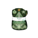 Shades of Green Plush Blanket, Christmas Tree, 60"L x 50"W