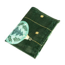 Shades of Green Plush Blanket, Christmas Tree, 60"L x 50"W