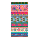 Geometric Tapestry Quick Dry Towel and Matching Carrying Case, 60" x 30"