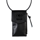 Green Bay Packers, Cross Body Wallet, Black