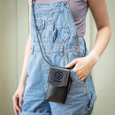 Pittsburgh Steelers, Cross Body Wallet, Black