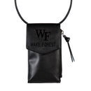 Wake Forest University, Cross Body Wallet, Black
