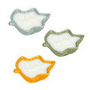 Grateful Gatherings, Ceramic Leaf Soy and Palm Wax Candle, CDU